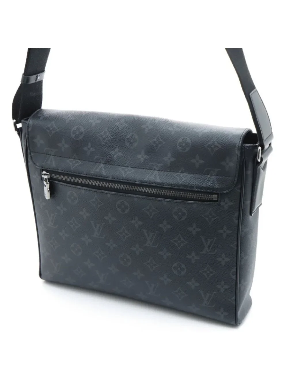 Louis Vuitton District Shoulder Bag Monogram Eclipse Black